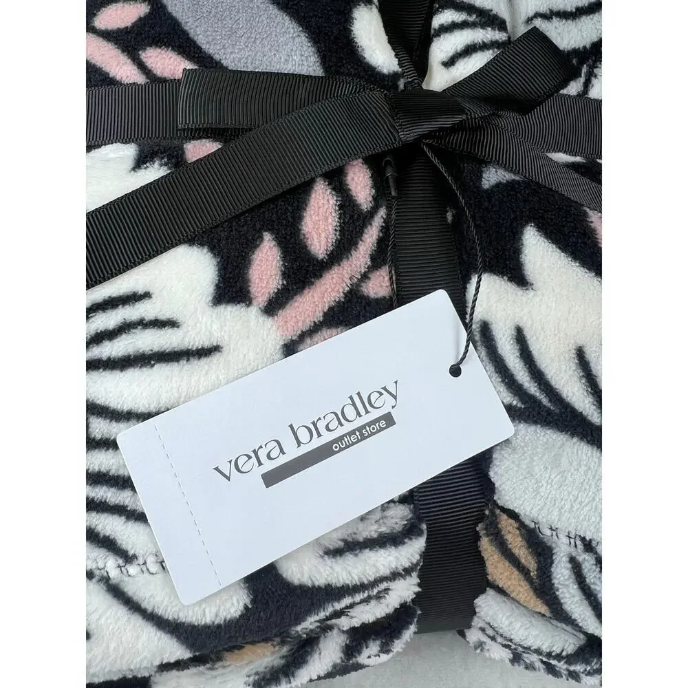 Vera Bradley Essential Throw Blanket Lotus Neutral 50